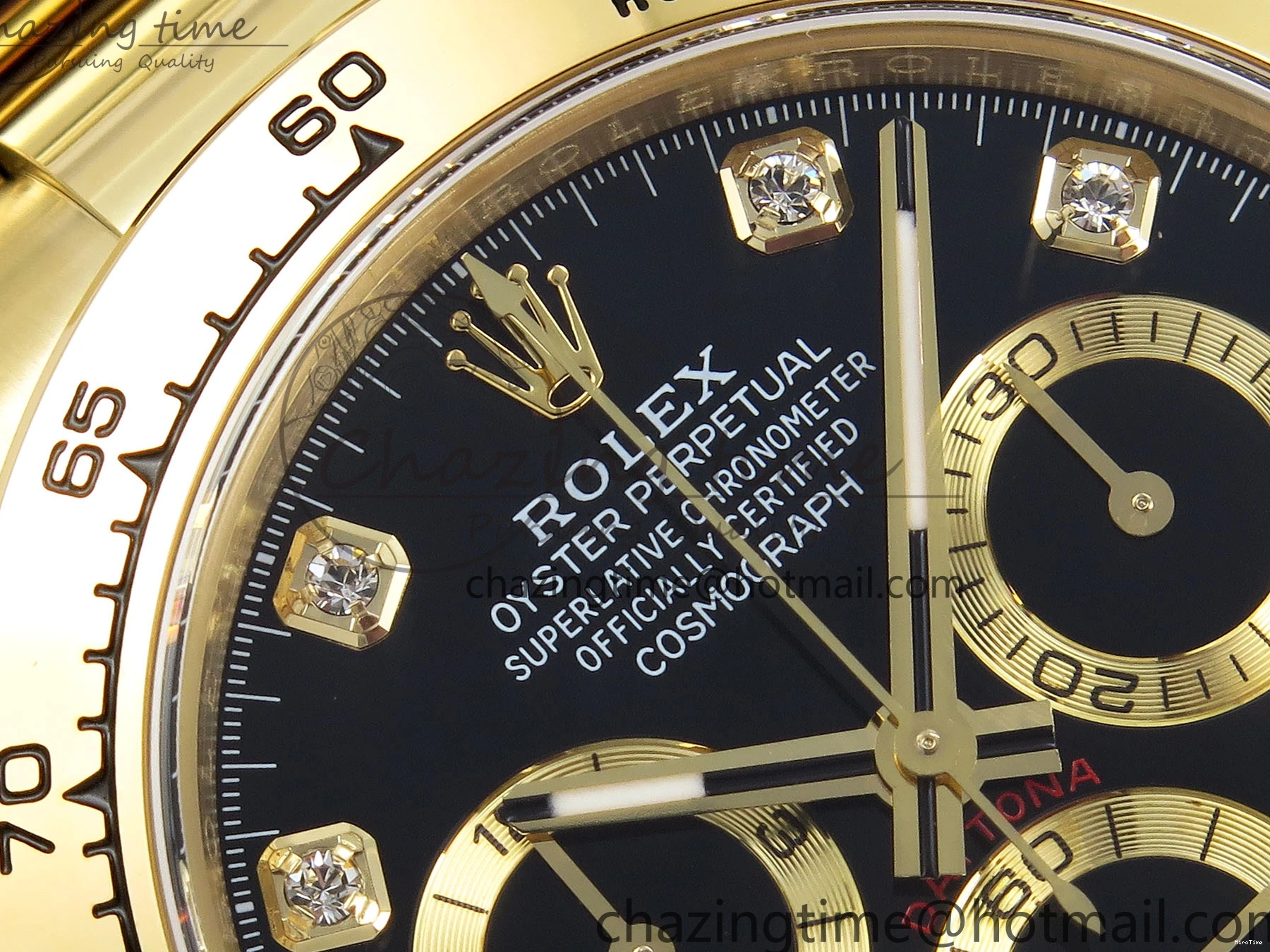 MiroTime 0323 Daytona 116508 QF 1:1 Best Edition Black Diamonds Dial on YG Bracelet SH4130 V3 (Gain Weight) Popular 1719